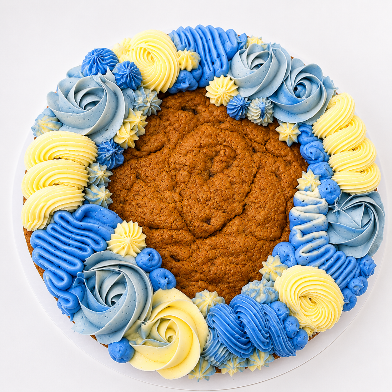 Blue & White Wreath